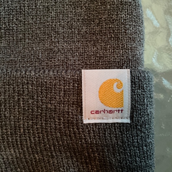 Carhartt Cuffed Beanie Charcoal Heather Gray NWT - Picture 4 of 8